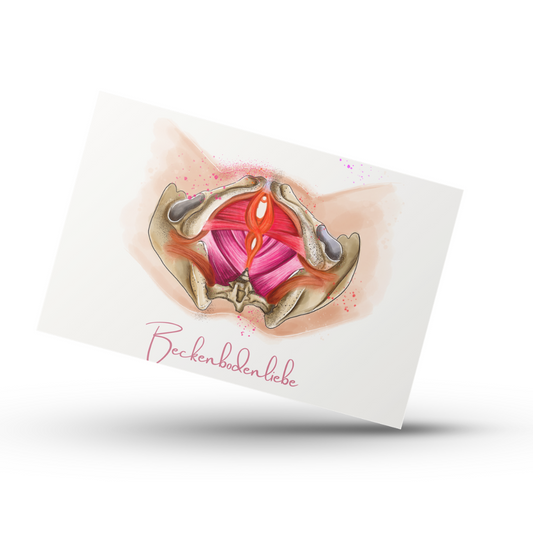 Postkarte Beckenbodenliebe 2